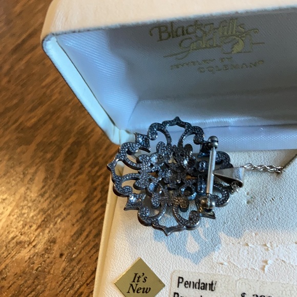 Ladies beautiful black hills gold pendant/brooch /pin, chain, necklace 299.99 - Picture 4 of 5